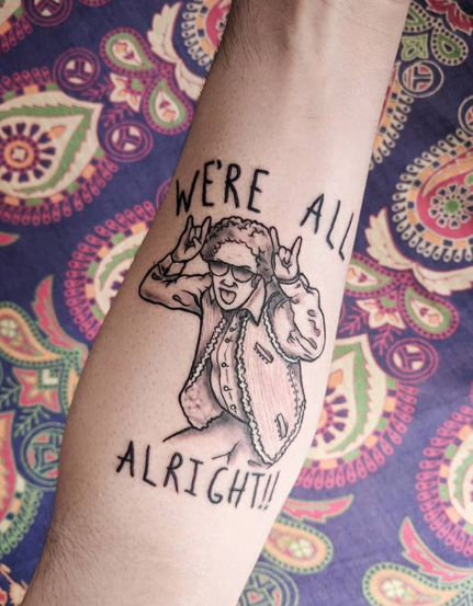We're All Alright - Celebrating Ashton Kutcher's Bday with That '70s Show Tattoos