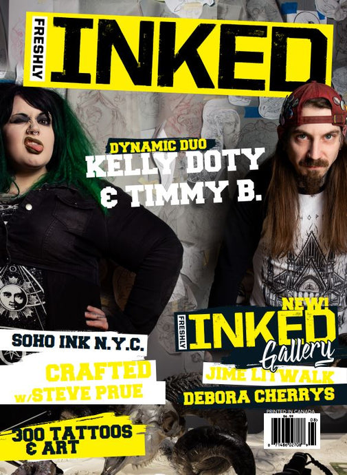 Freshly Inked Magazine - The Kelly Doty and Timmy B Issue #2
