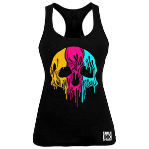 Melted Skull Tank - SohoInk Clothing Merchandise