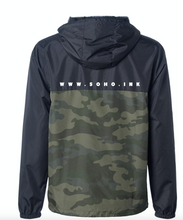 Load image into Gallery viewer, Soho Ink Windbreaker Jacket Camo