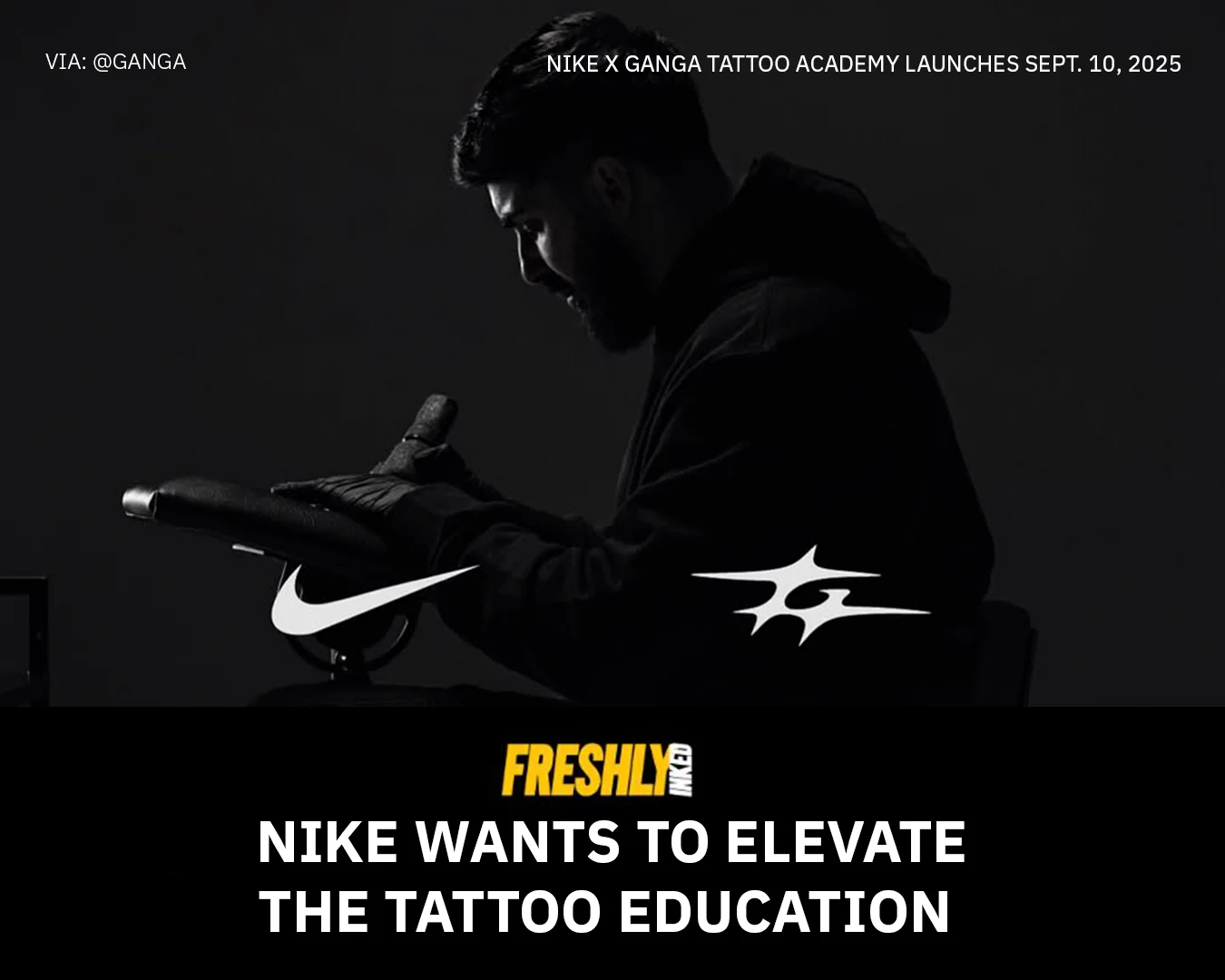 Nike Partners with Ganga Tattoo Academy to Elevate Tattoo Education