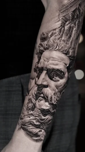 Black & Gray Realism tattoo