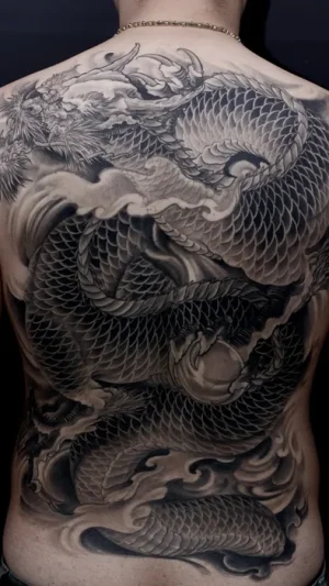 Full Back Japanese Dragon