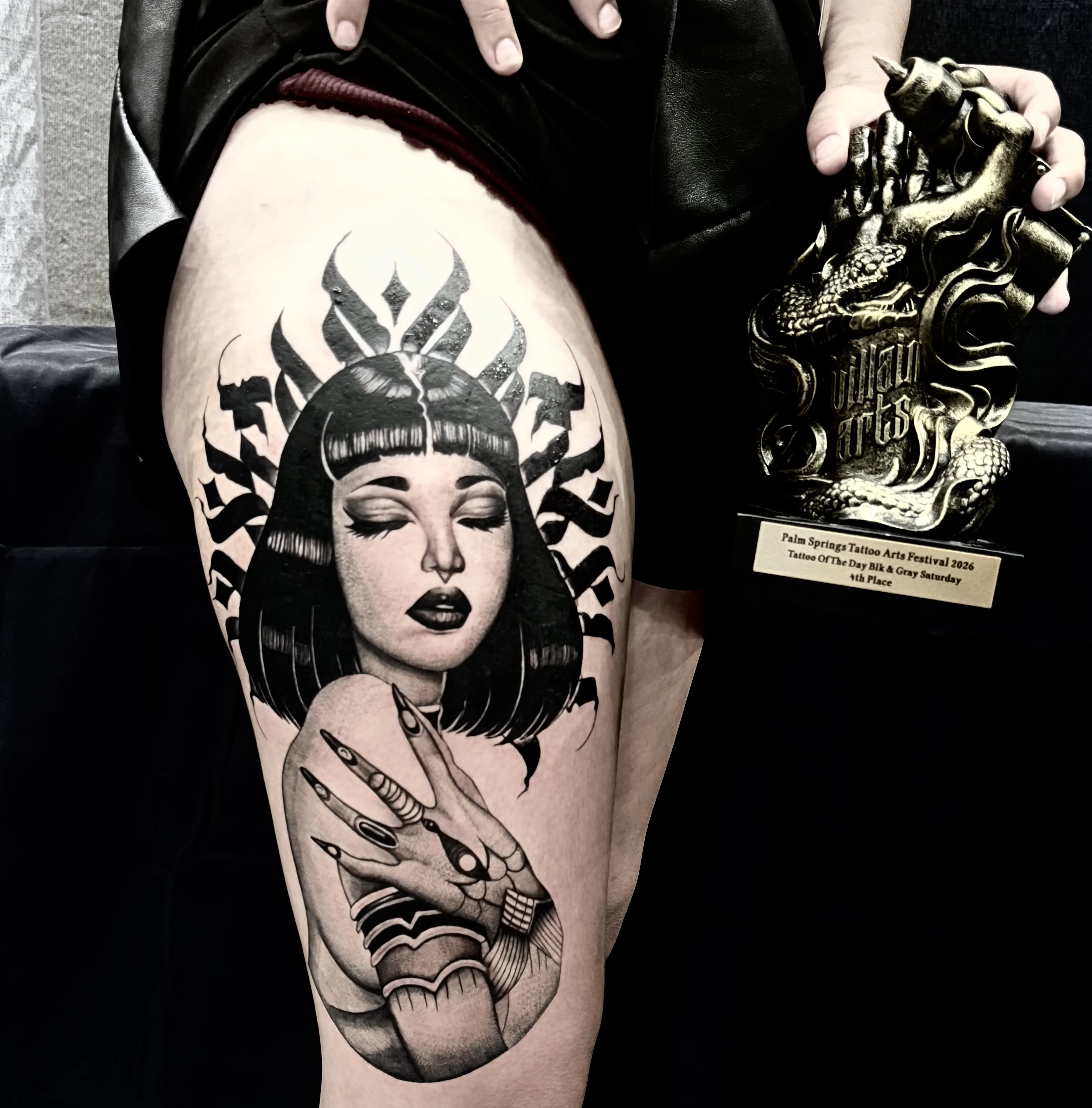 Black & Gray Realism tattoo by Krybaby