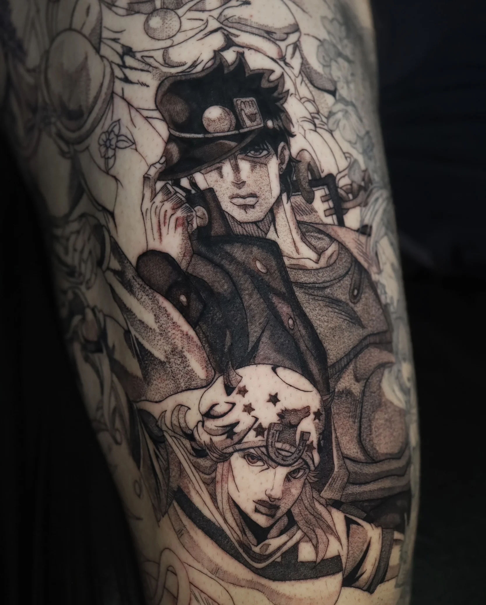Anime tattoo by Dana Nicole: jotaro, jostar, jjba, manga