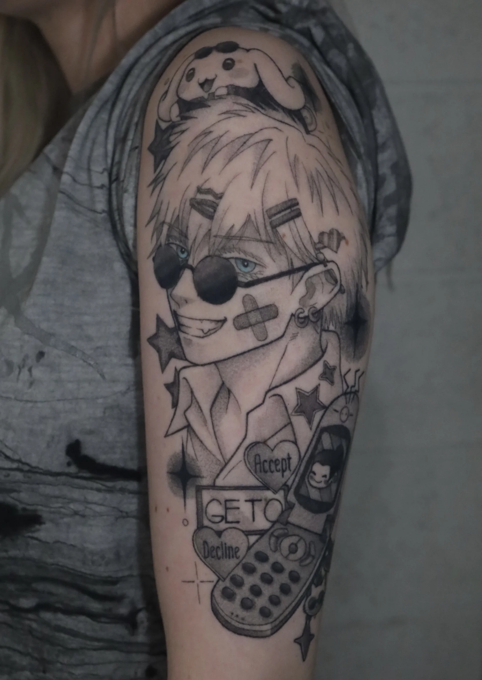 Anime tattoo by Dana Nicole: anime, manga, custom, kawaii
