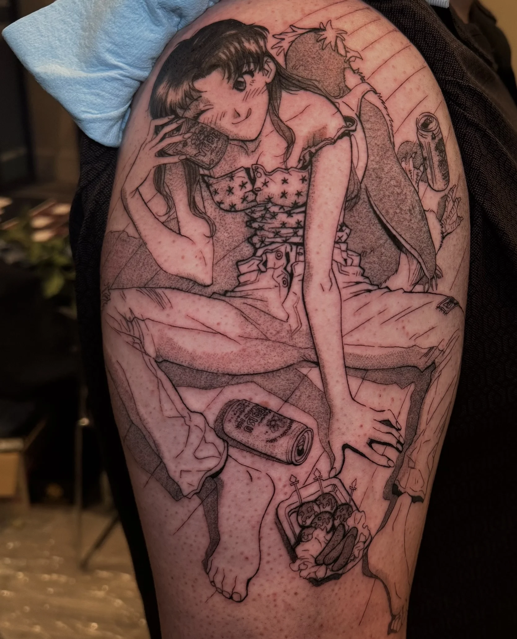 Anime tattoo by Dana Nicole: manga, manga panels, anime, evangelion