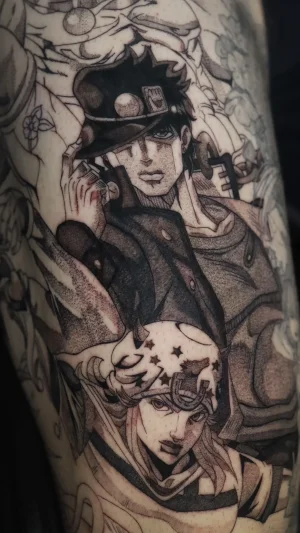 JJBA upper leg sleeve