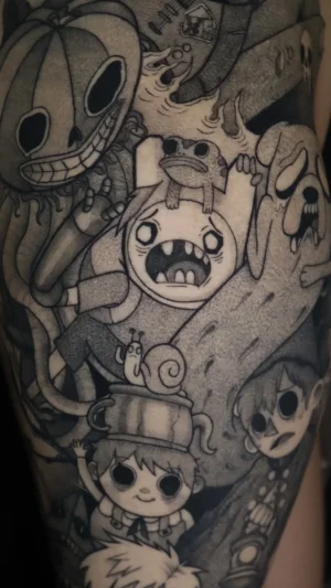 Cartoon leg sleeve