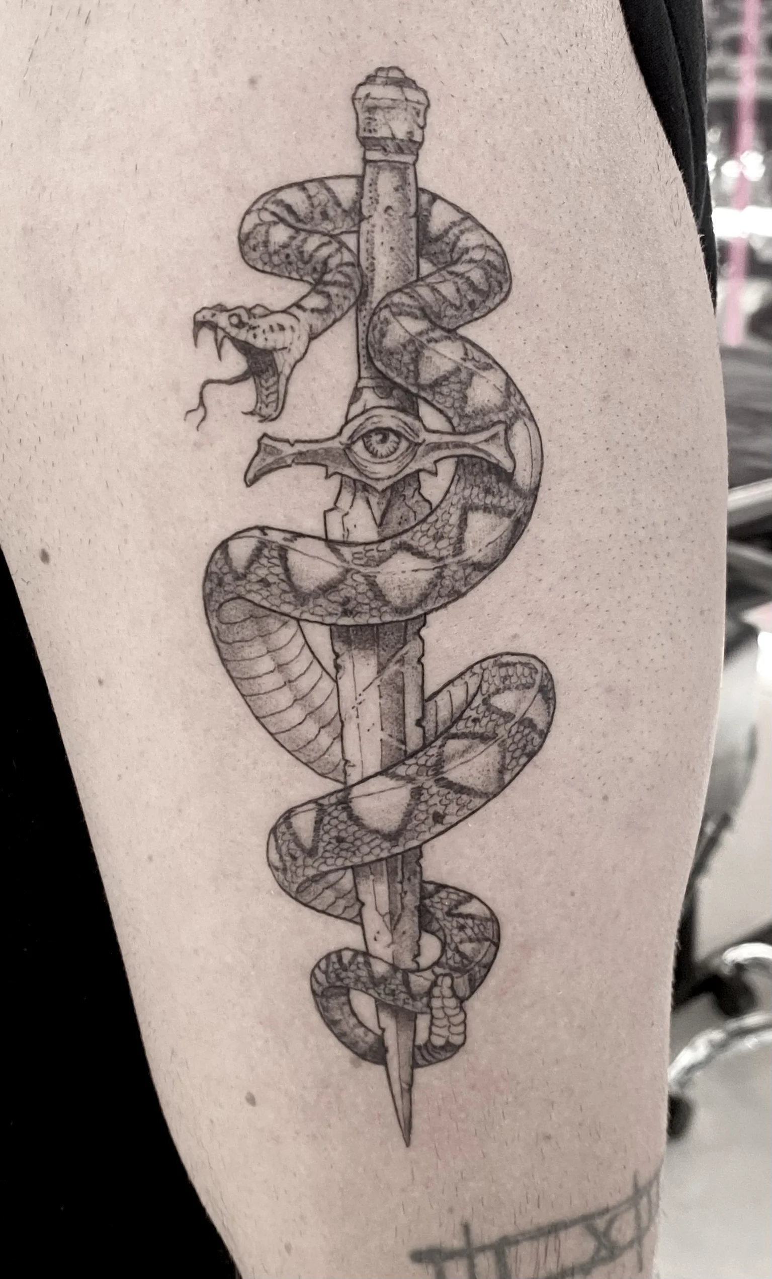 Tattoo by Wolfhound Tattoo