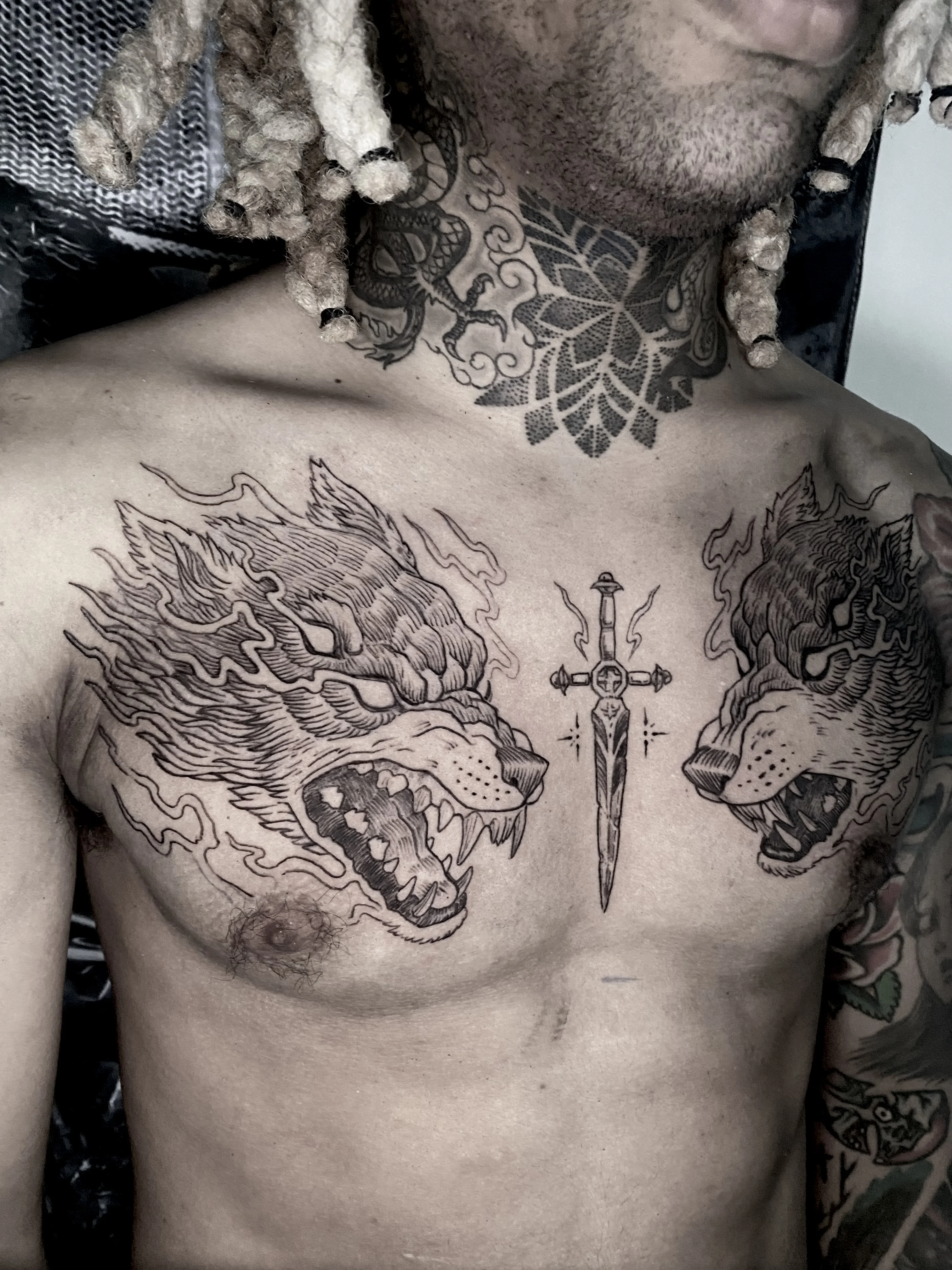 Tattoo by Wolfhound Tattoo