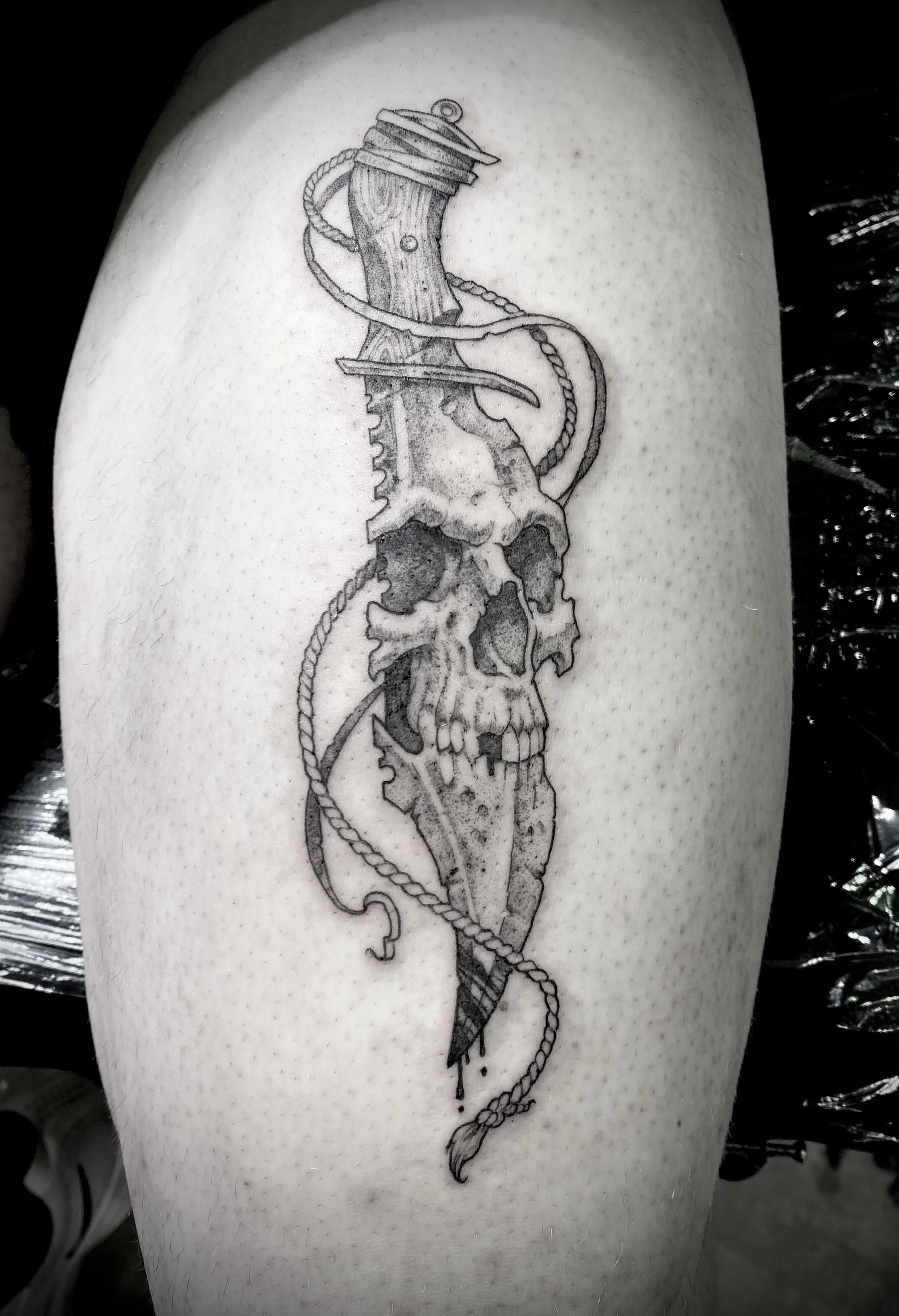 Tattoo by Wolfhound Tattoo