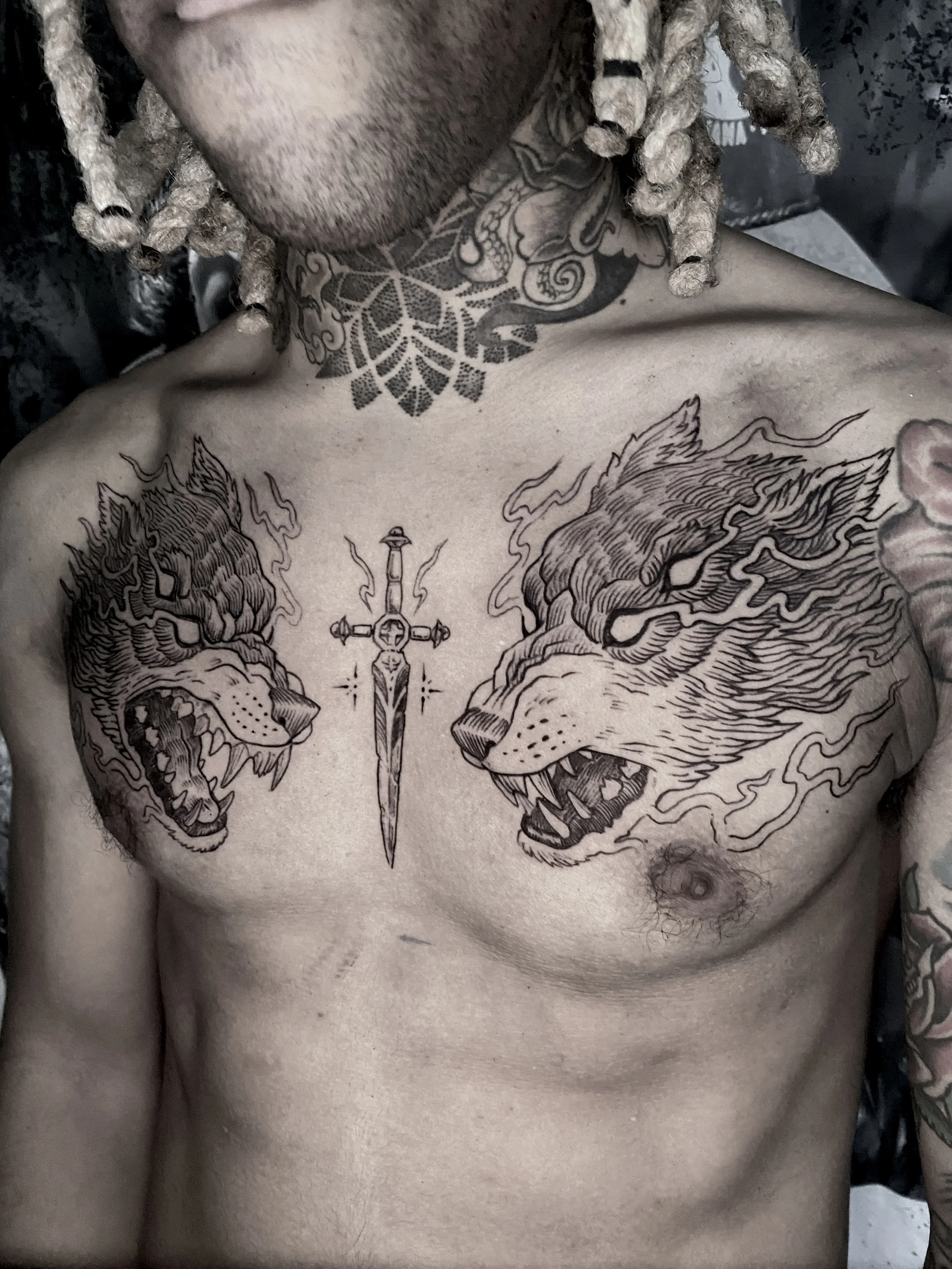 Tattoo by Wolfhound Tattoo
