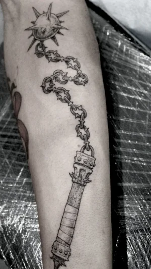 Medieval Flail Forearm