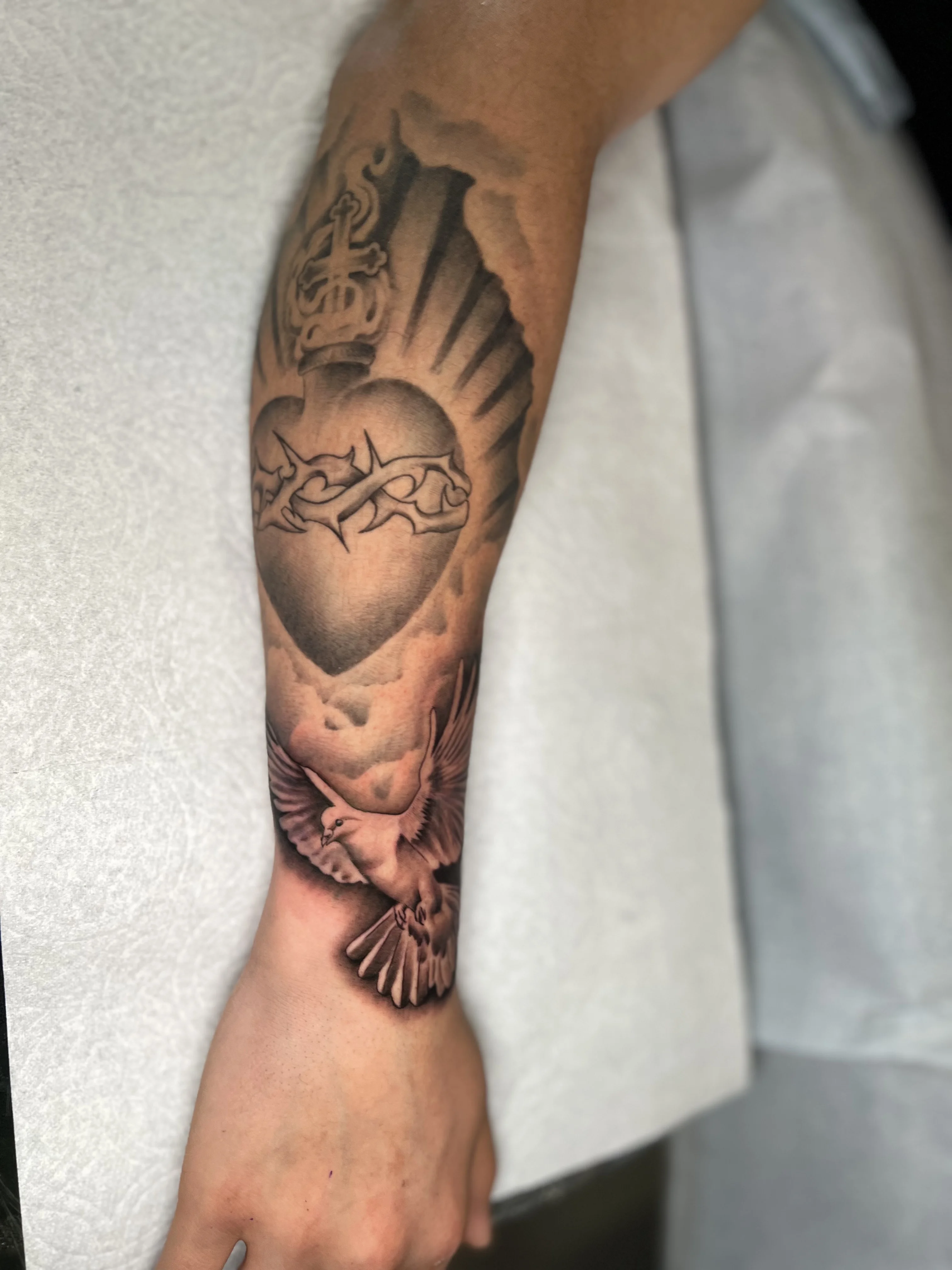 Black & Gray Realism tattoo by Buffy_tatts