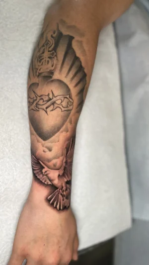 Black & Gray Realism tattoo