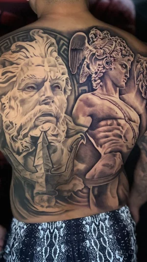 Greek Mythology Full Back Piece