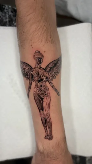 Anatomical Angel Wings Forearm