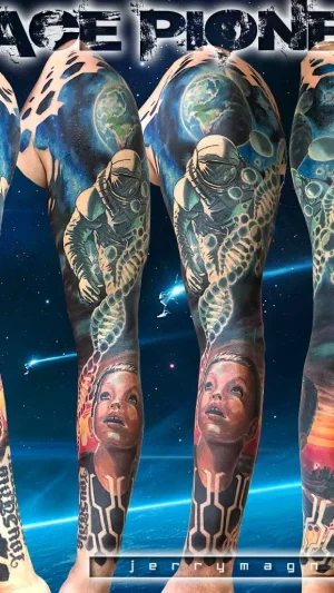 Space Explorer Realistic Full Sleeve