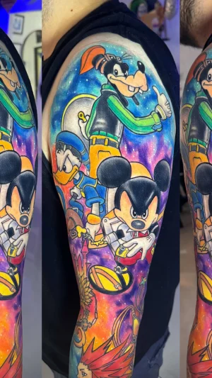 Disney Cartoon Character Full Sleeve