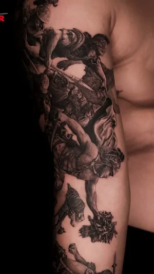 Mythological Warrior Full Sleeve