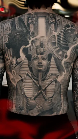 Egyptian Pharaoh Full Back Realism