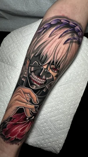 Masked Anime Character Forearm
