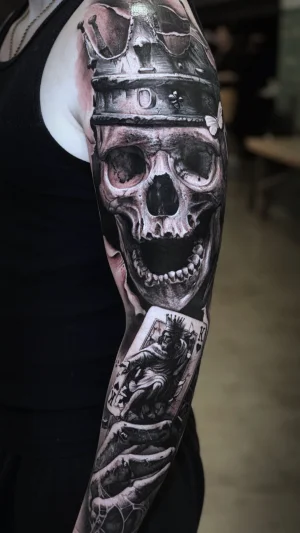 Black & Gray Realism tattoo
