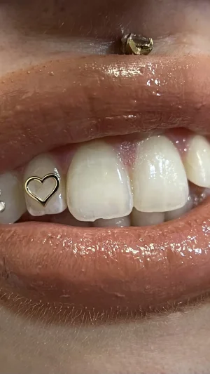 Delicate Heart Tooth Jewelry