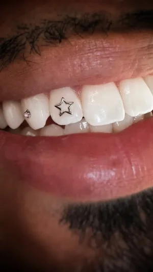 Masculine Star and Diamond Tooth Jewelry
