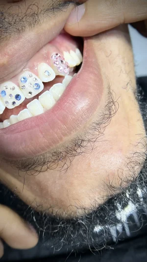 Detailed Beard Hair Blackwork