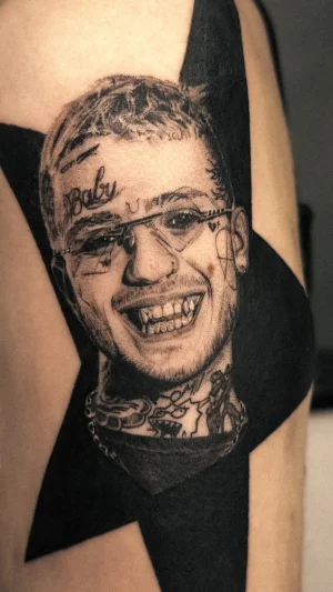 Lil Peep Photorealism Portrait