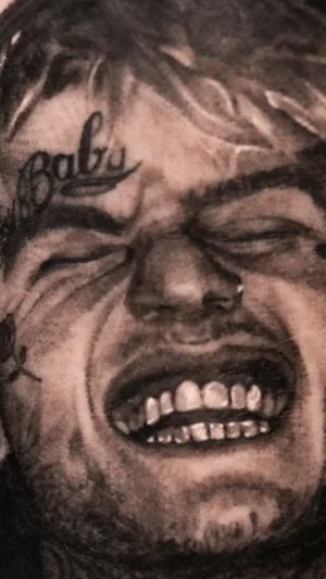 Lil Peep Portrait Closeup