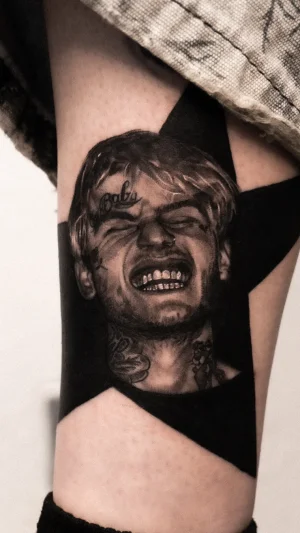 Photorealistic Lil Peep Portrait