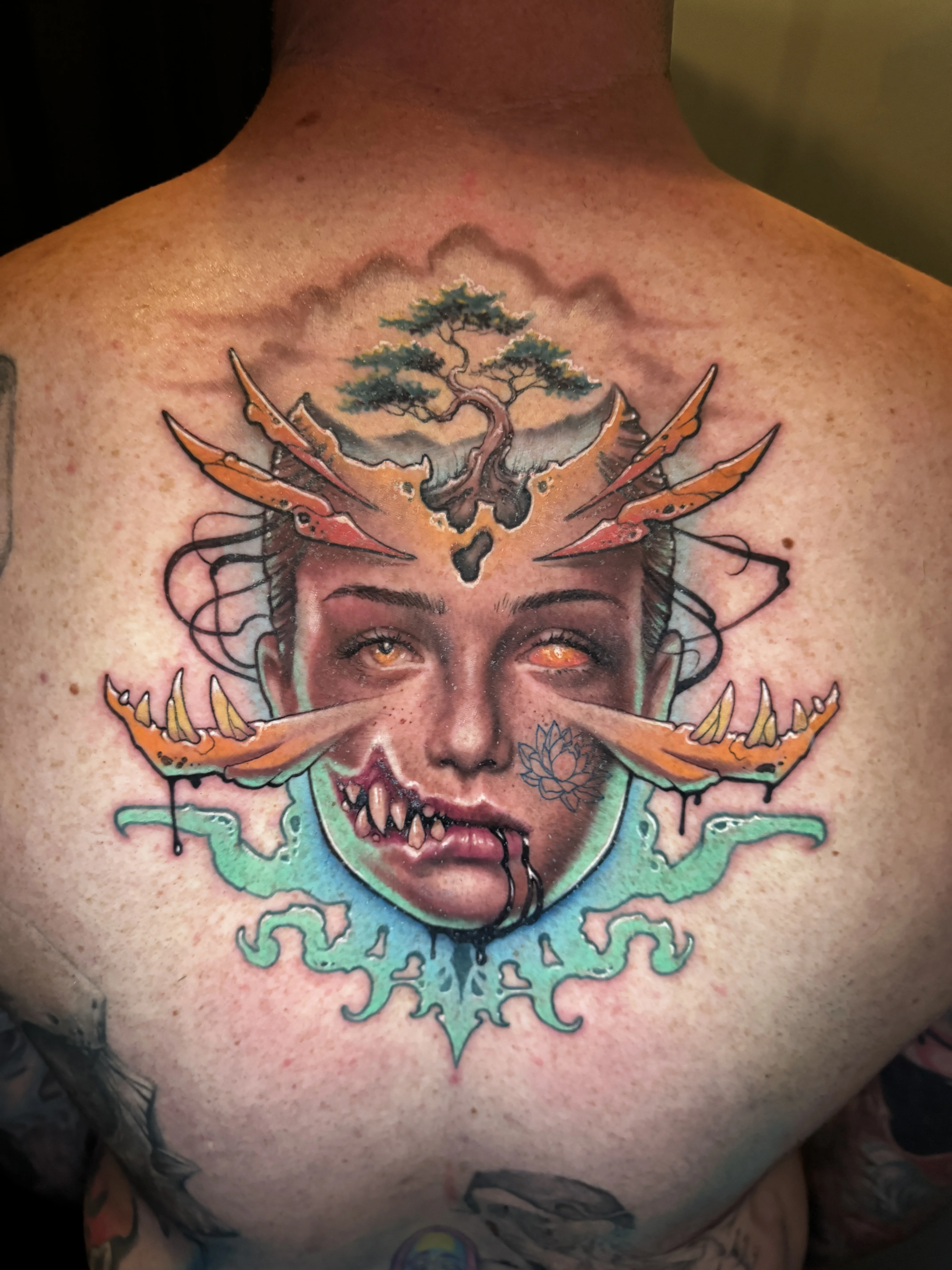 Surrealism tattoo by Willard Malebear: stuff