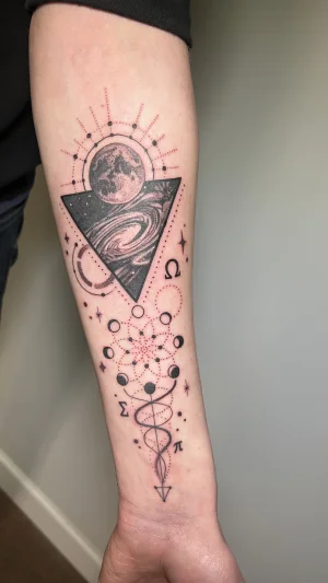 Geometric Space and Science Forearm