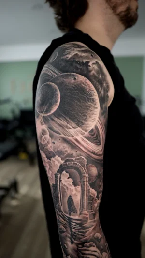 Mystical Space and Archway Full Sleeve