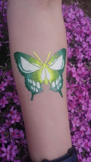 Skull Butterfly Forearm