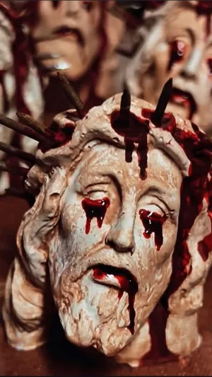 Bleeding Jesus head