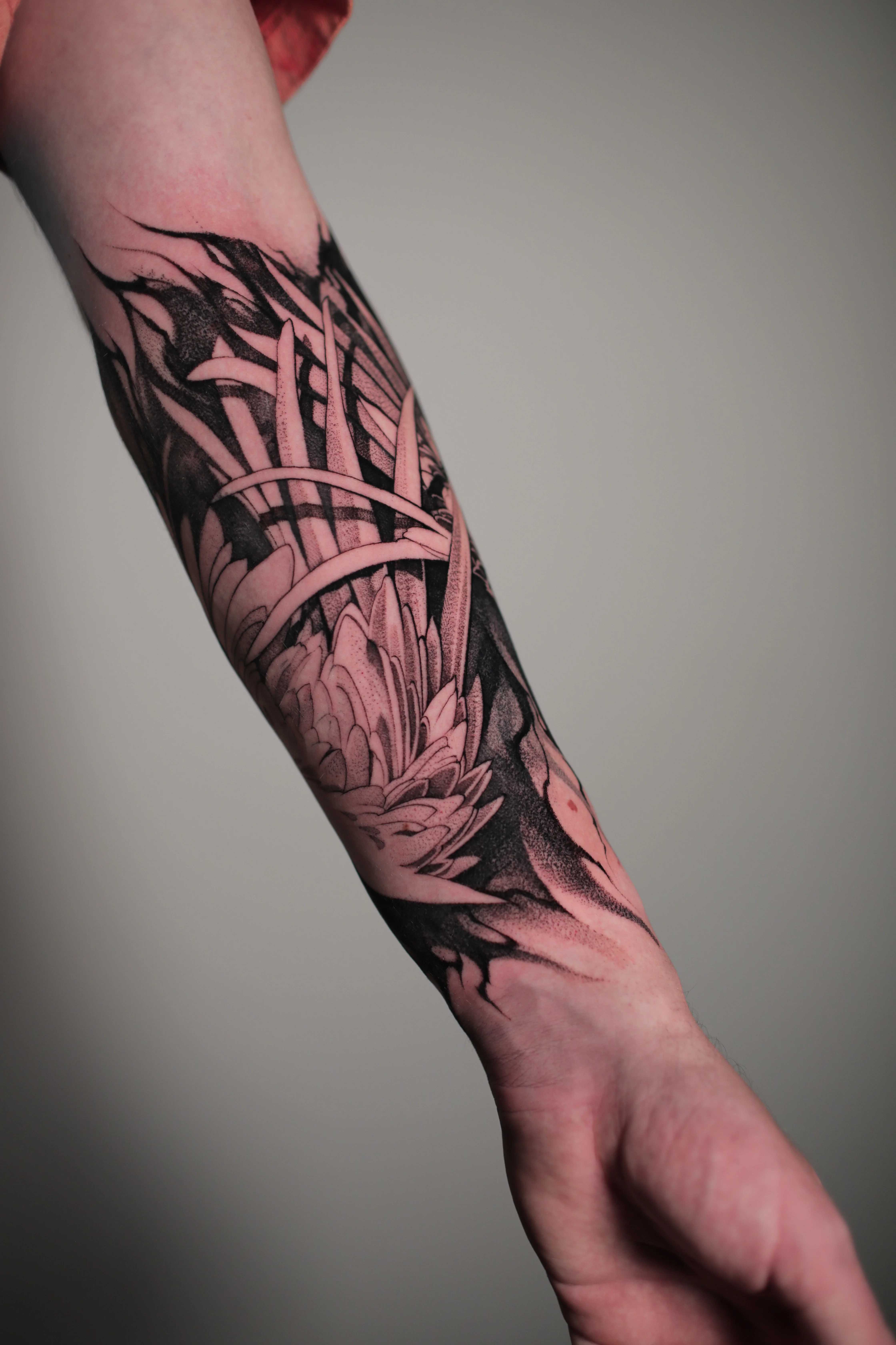 Black & Gray Realism tattoo by Konstantin Strokin