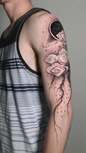 Celestial Storm Half Sleeve
