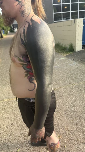 Solid Blackwork Full Sleeve