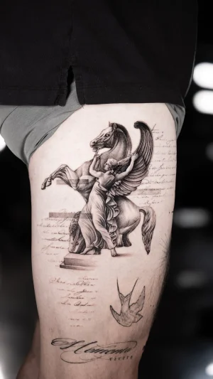 Black & Gray Realism tattoo