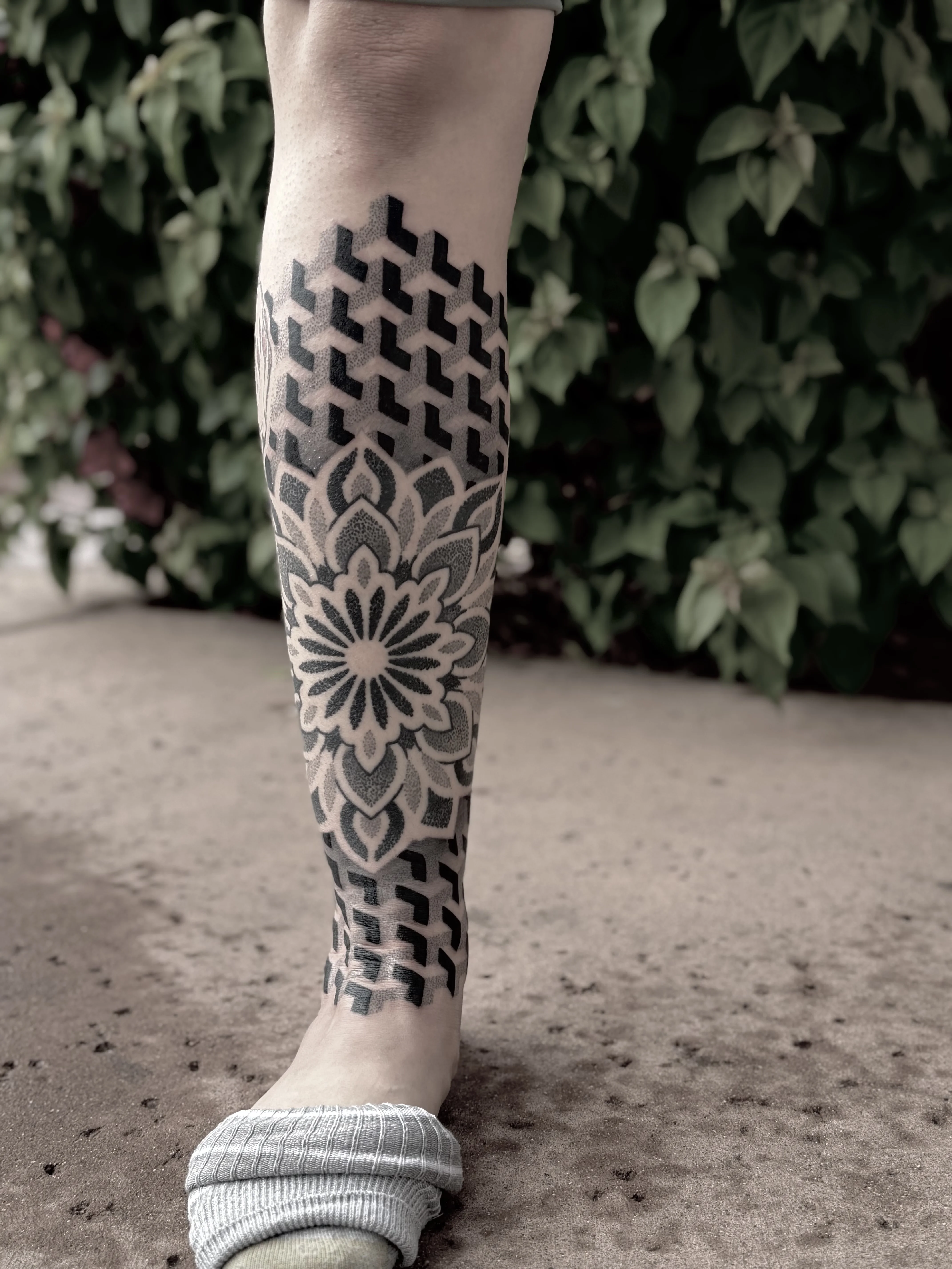 Geometric tattoo by Don Don: mandala, geometric pattern, geometric, spiritual