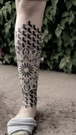 Geometric Mandala Quarter Sleeve