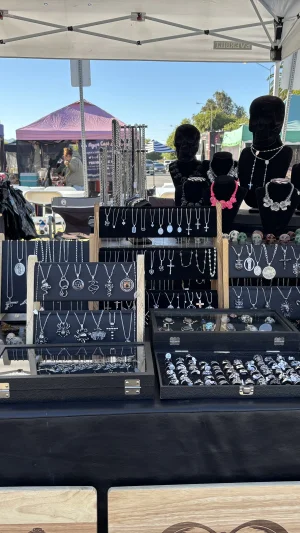 Black & Grey Jewelry Display