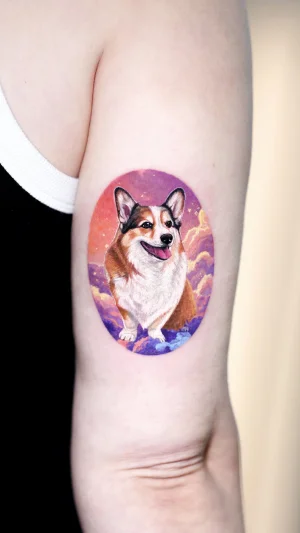Realistic Corgi Upper Arm
