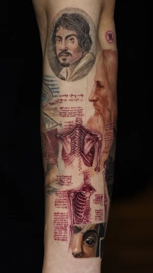 Anatomical Portrait Forearm Piece