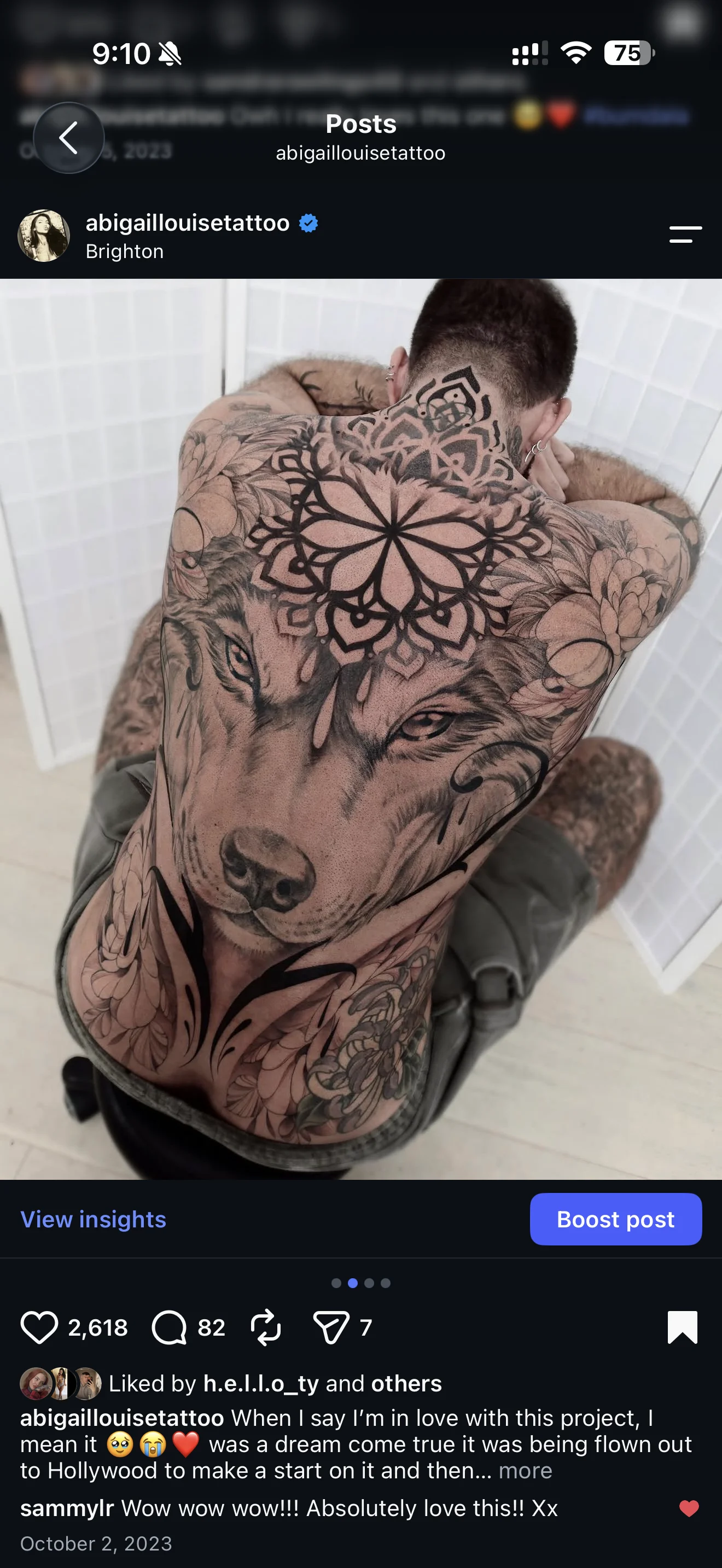 Tattoo by Abigail Louise