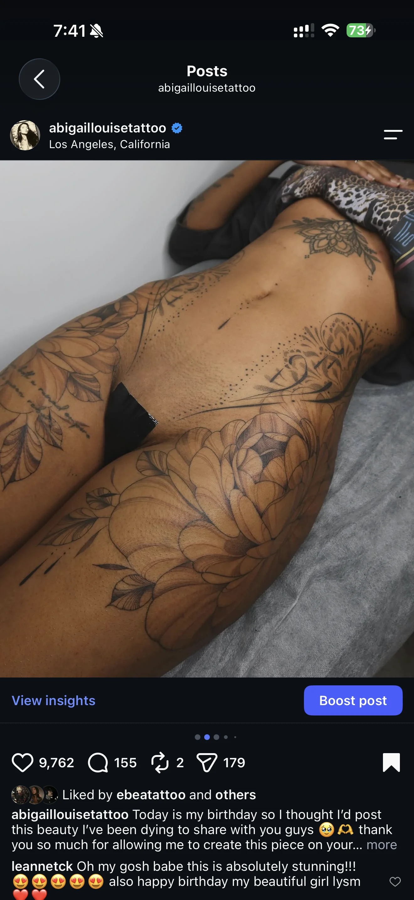 Tattoo by Abigail Louise